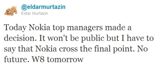 Il Nokia Sea Ray sarà annunciato oggi?