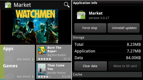 Android Market 3.0.27 disponibile per il download