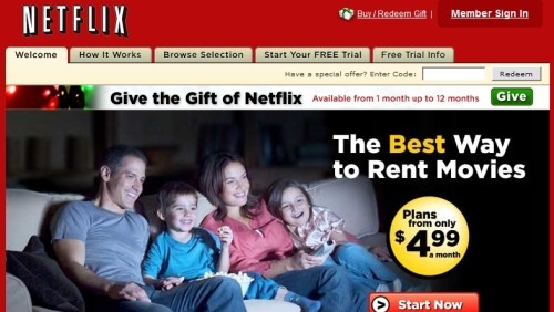 Netflix arriva in Europa nel 2012?