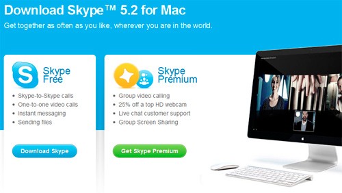 Skype 5.2 per Mac e la condivisione del desktop
