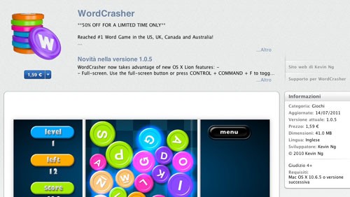 Mac App Store, le prime app Lion compatibili
