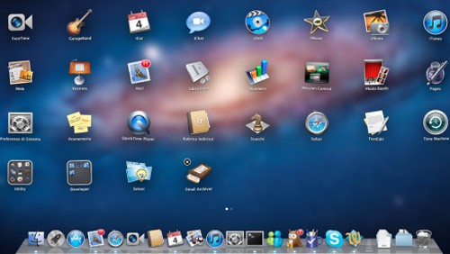 OS X Lion: reset di Launchpad e scorrimento del mouse