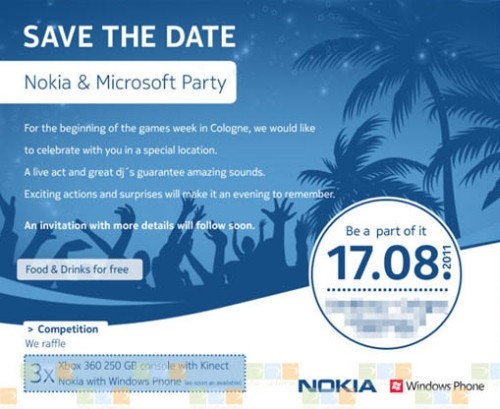Nokia Windows Phone attesi per il 17 agosto