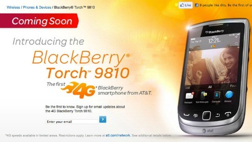 BlackBerry Torch 9810 in immagini, arrivo imminente?