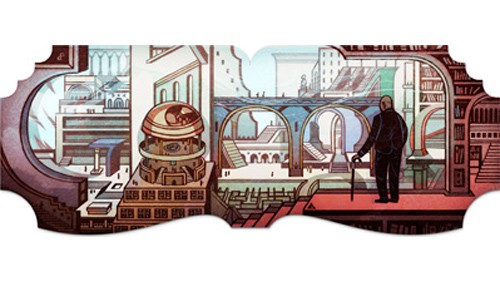 Google Doodle per celebrare Jorge Luis Borges