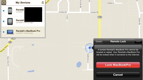 Find my iPhone e Find my Mac attivi su iCloud