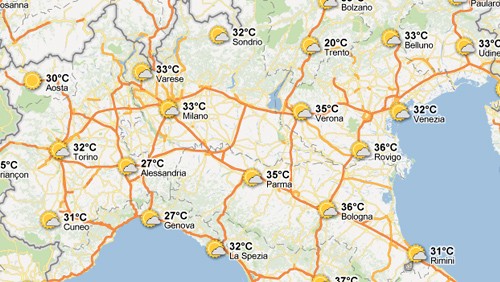 Google Maps introduce le condizioni meteo