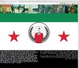 Gli Anonymous contro il regime Siriano