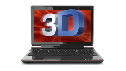 Toshiba Qosmio F755, notebook 3D glasses free