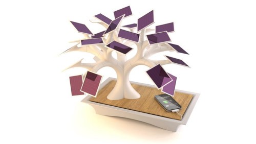 Electree, l'albero bonsai con foglie ad energia solare