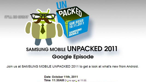 Samsung e Google insieme per l'Unpacked 2011