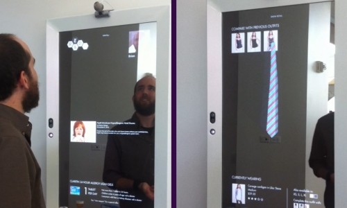 Specchio magico con Microsoft Kinect