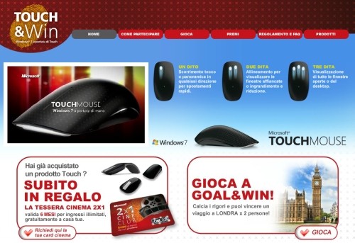 Cinema gratis e viaggio a Londra con Microsoft Touch&Win