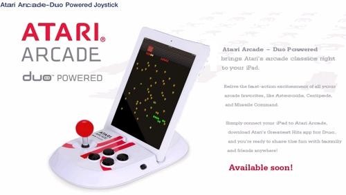 Uno stick arcade da Atari per i videogiochi su iPad