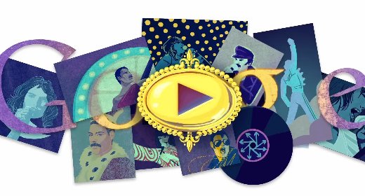Google, un doodle per Freddie Mercury