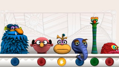 Google Doodle per Jim Henson, papà dei Muppets