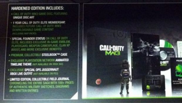 Modern Warfare 3: mostrati i contenuti della Hardened Edition