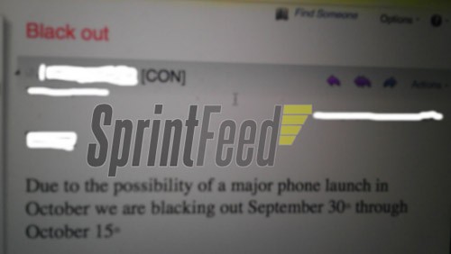 Sprint: iPhone 5 ai primi di ottobre