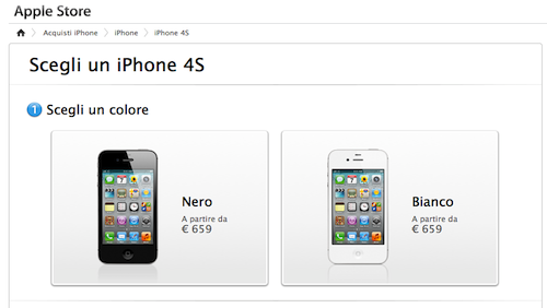 iPhone 4S: confermati i prezzi, dal 2012 con Wind
