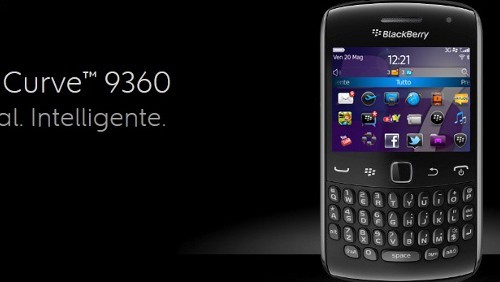 BlackBerry Curve 9360 esce in Italia
