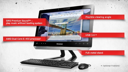 Lenovo C325: PC all-in-one multitouch da 20 pollici