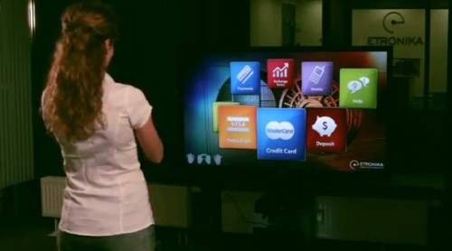 Il conto in banca si controlla con Kinect