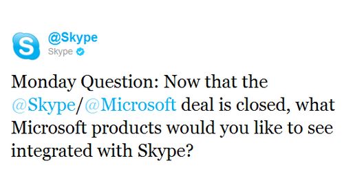 Microsoft: quale prodotto integrare con Skype?