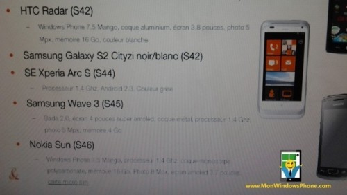 Nokia Sun, quarto smartphone con Windows Phone 7.5