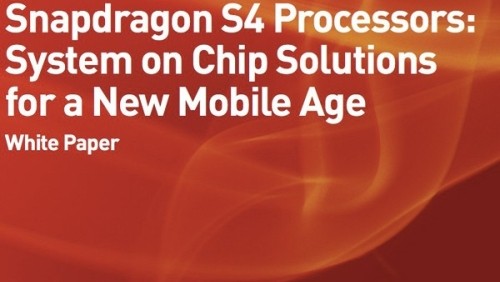 Snapdragon S4: SoC quad core a 2,5 GHz