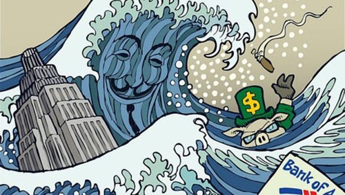 Anonymous contro Wall Street: attacco il 10 ottobre
