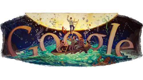 Google Doodle per celebrare Italo Calvino