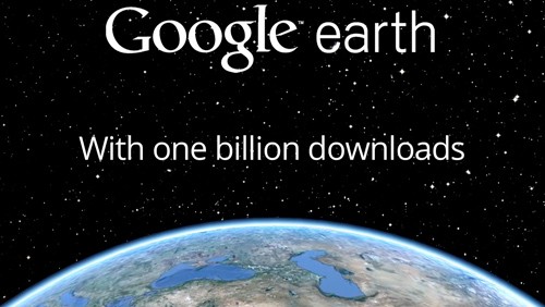Google Earth a quota un miliardo di download