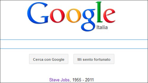Google ricorda Steve Jobs, 1955-2011