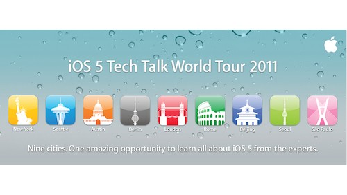 iOS 5 Tech Talk World Tour arriva a Roma