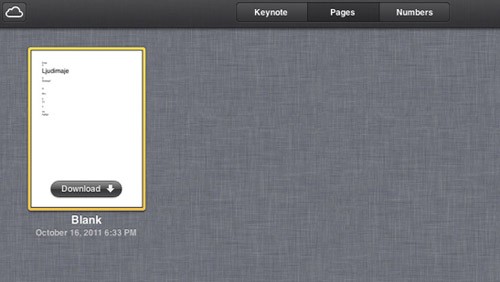 iCloud cancella i documenti di iWork