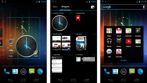 Android 4: un primo sguardo a boot e interfaccia