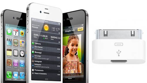 iPhone 4S si converte alla micro-USB, ma a pagamento
