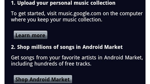 Google pronta a vendere musica sull'Android Market