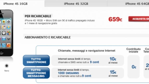 iPhone 4S: L'offerta di TIM per ricaricabili ed abbonamenti
