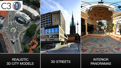 C3 Technologies, mappe 3D e degli interni per iOS