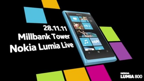 Nokia show a Londra per presentare il Lumia 800