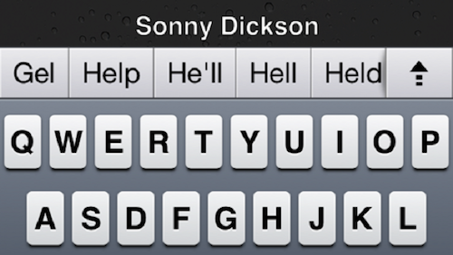 iOS 5, la barra di correzione ortografica