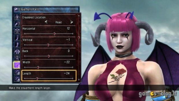 Soul Calibur V: l'editor di personaggi immortalato in foto