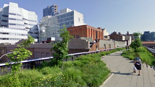 Il parco della High Line di New York su Street View