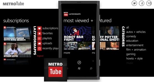 Windows Phone: Metrotube scomparirà dal Marketplace