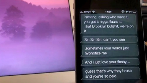 Siri canta Hypnotize di Notorious B.I.G.