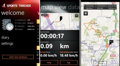Sports Tracker arriva su Windows Phone