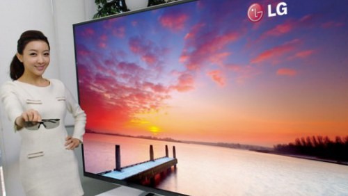 LG, TV da 84 pollici 4K ultra HD al CES 2012