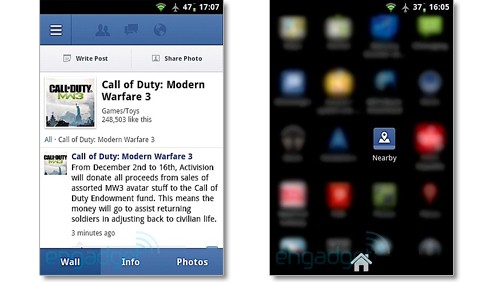 Facebook per Android, leak del prossimo update