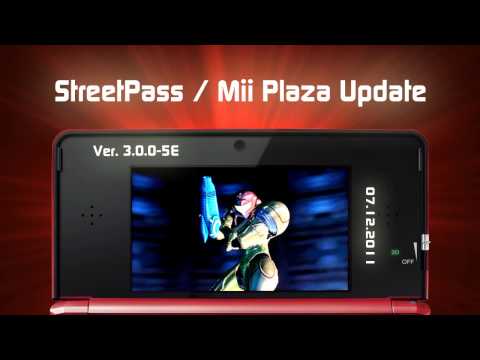 3DS Firmware UPDATE - 3.0.0-5E - New Mii Plaza features